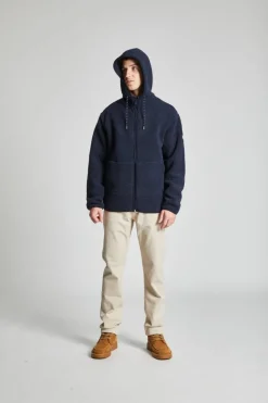 Homme Mat de Misaine Blouson zippé avec capuche HIMOUCA