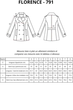 Femme Mat de Misaine caban FLORENCE