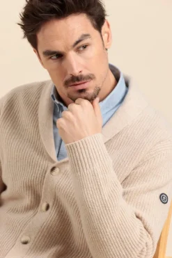 Homme Mat de Misaine cardigan boutonné TEST CAR