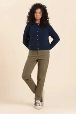 Femme Mat de Misaine cardigan en laine TENON