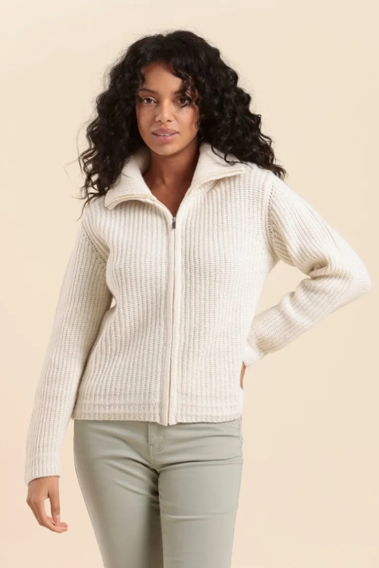 Femme Mat de Misaine cardigan zippé TOAS