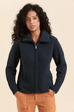 Femme Mat de Misaine cardigan zippé TOAS
