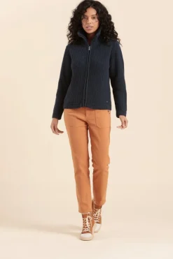 Femme Mat de Misaine cardigan zippé TOAS
