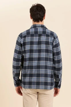 Homme Mat de Misaine chemise CAP à carreaux