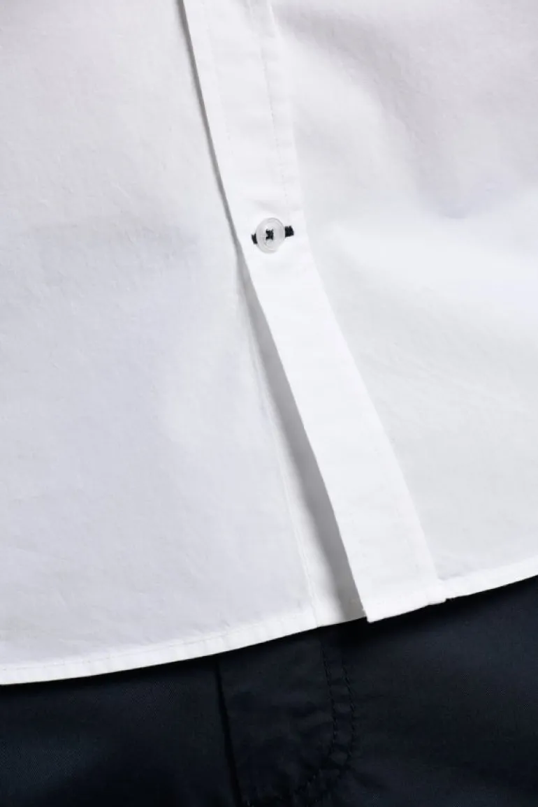 Homme Mat de Misaine Chemise CARGUE coupe droite en coton