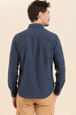 Homme Mat de Misaine chemise CARGUE en flanelle de coton