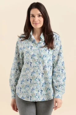 Femme Mat de Misaine chemise liquette CUBA en imprimé Liberty