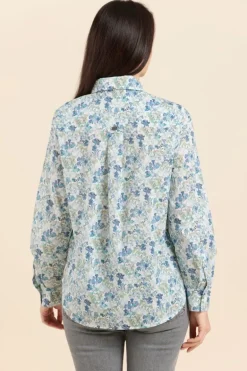 Femme Mat de Misaine chemise liquette CUBA en imprimé Liberty