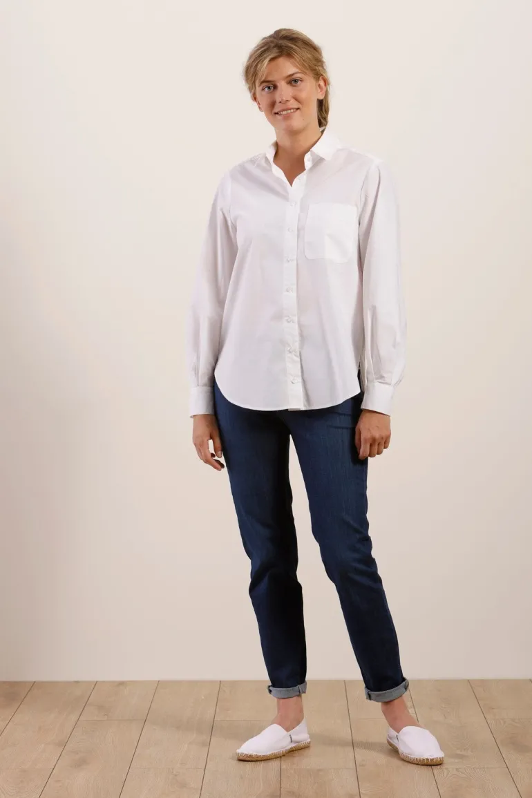 Femme Mat de Misaine Chemise liquette CUBA en coton