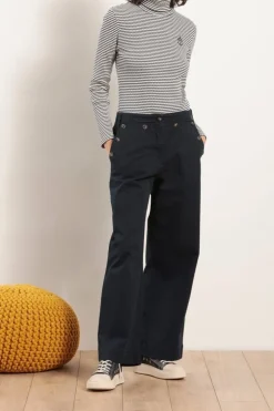 Femme Mat de Misaine col roulé rayé MARCEL en coton