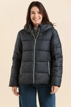 Femme Mat de Misaine doudoune courte avec capuche FUGA