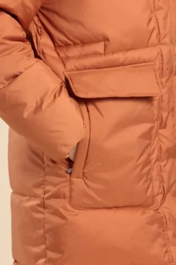 Femme Mat de Misaine doudoune longue avec capuche FLOCON