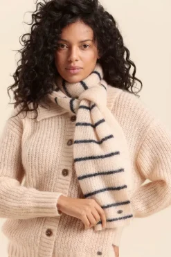 Femme Mat de Misaine echarpe rayée