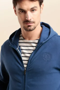 Homme Mat de Misaine gilet zippé à capuche MADA