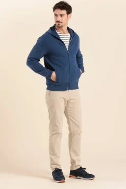 Homme Mat de Misaine gilet zippé à capuche MADA