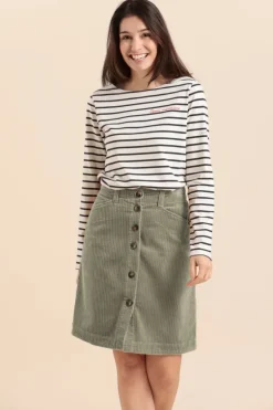 Femme Mat de Misaine jupe courte JAIE en velours