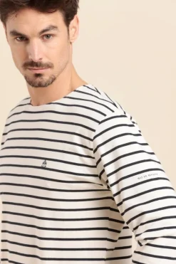 Homme Mat de Misaine marinière en coton léger bio VENTOUEST