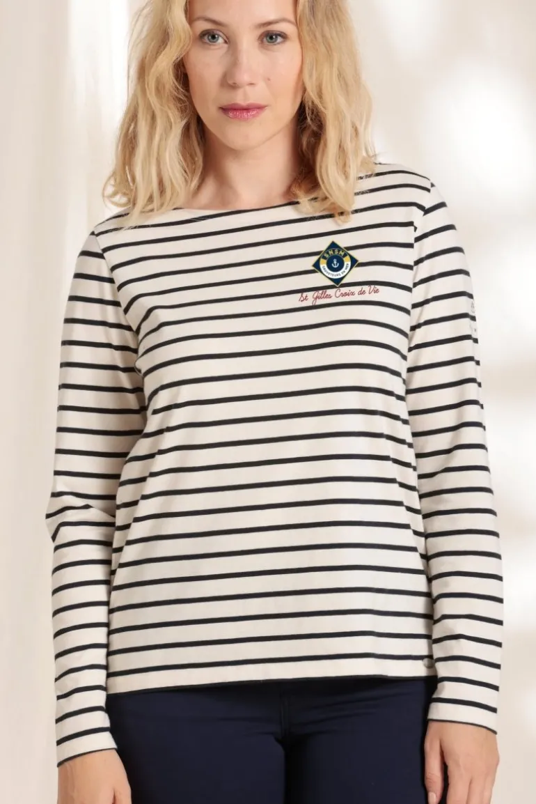 Femme Mat de Misaine Marinière en coton SNSM