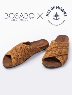 Femme Mat de Misaine Mule Raphia