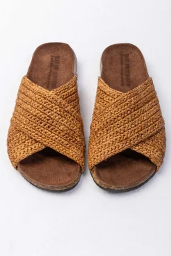 Femme Mat de Misaine Mule Raphia