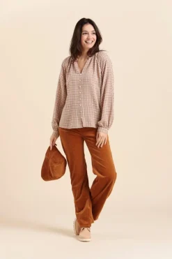 Femme Mat de Misaine pantalon PAIMIO en velours