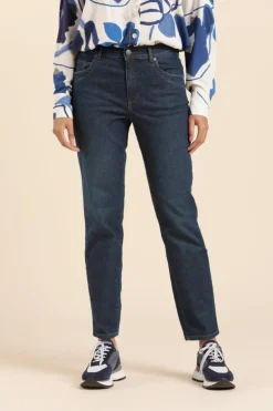Femme Mat de Misaine pantalon PANILLO en denim bleu