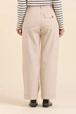Femme Mat de Misaine pantalon PONT en coton
