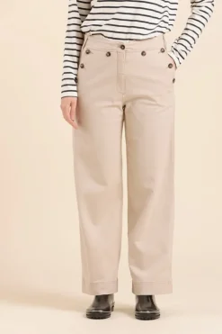 Femme Mat de Misaine pantalon PONT en coton