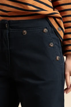 Femme Mat de Misaine Pantalon PONT en coton