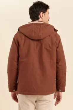 Homme Mat de Misaine parka courte HACADIEN déperlante à capuche