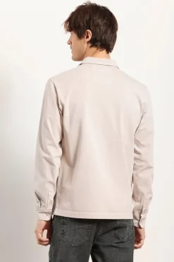 Homme Mat de Misaine polo MAGENTA avec détails rayés