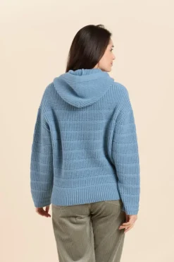 Femme Mat de Misaine pull à capuche TANGAGE en laine