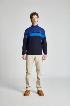 Homme Mat de Misaine Pull camionneur zippé TRECK