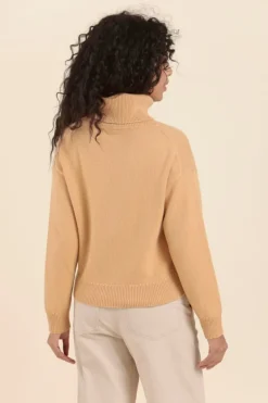 Femme Mat de Misaine pull col roulé TISCALI en laine