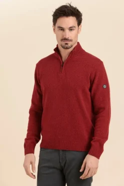 Homme Mat de Misaine pull col zippé TANDEM