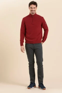 Homme Mat de Misaine pull col zippé TANDEM