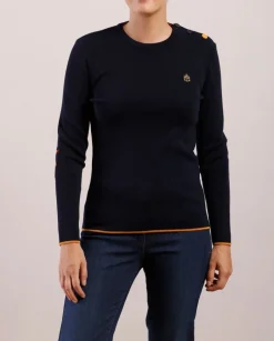 Femme Mat de Misaine Pull marin x Royal Mer