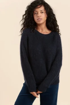 Femme Mat de Misaine pull TOPAZO avec dos boutonné