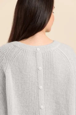 Femme Mat de Misaine pull TOPAZO avec dos boutonné