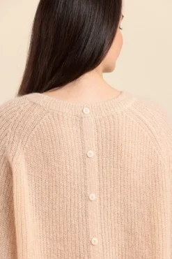 Femme Mat de Misaine pull TOPAZO avec dos boutonné