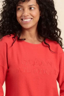 Femme Mat de Misaine sweat MODICA avec lacet dos