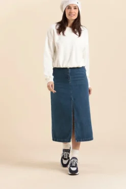 Femme Mat de Misaine sweat MORITZ en molleton peluche